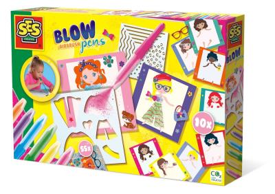 Malowanie przez dmuchanie projektantka. Wydawca: SES Creative. SmakLiter.pl Opakowanie Malowanie przez dmuchanie projektantka