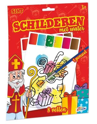 Opakowanie Malowanie wodą świąteczne obrazki 8 arkuszy