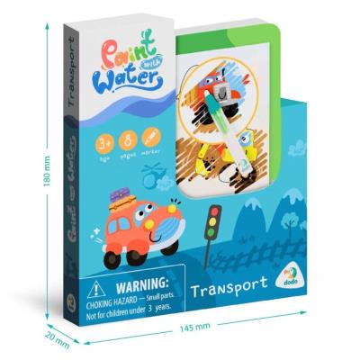 Opakowanie Malowanka wodna z markerem Transport