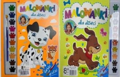 Malowanki dla dzieci MIX. Wydawca: O-press. SmakLiter.pl Opakowanie Malowanki dla dzieci MIX