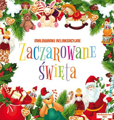 Okładka książki Malowanki relaksacyjne. Zaczarowane święta