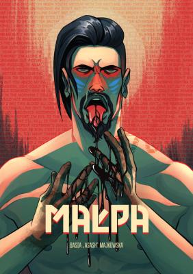 Małpa. Autor: Majkowska Basia. SmakLiter.pl Okładka książki Małpa