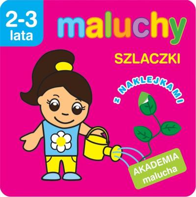 Okładka książki Maluchy. Szlaczki z naklejkami. Akademia malucha