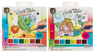 Opakowanie Maluj wodą z pędzlem mix