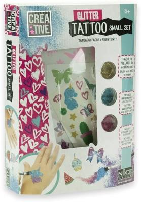 Opakowanie MAŁY ZESTAW DO TATUAŻU Z BROKATEM