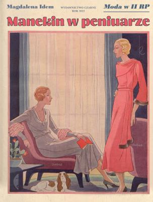 Okładka książki Manekin w peniuarze. Moda w II RP