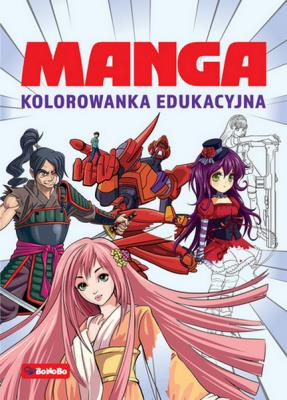 Okładka książki Manga Kolorowanka edukacyjna