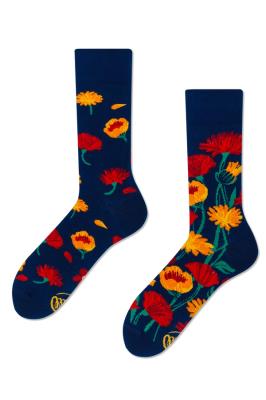 Zdjęcie produktu Many Mornings Skarpetki długie Flower Power Navy 39/42