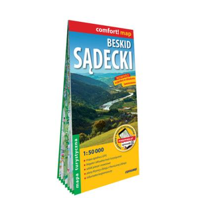 Okładka książki Mapa - Beskid Sądecki 1:50 000