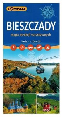 Okładka książki Mapa - Bieszczady 1:100 000