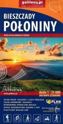 Okładka książki Mapa - Bieszczady Połoniny 1:25 000