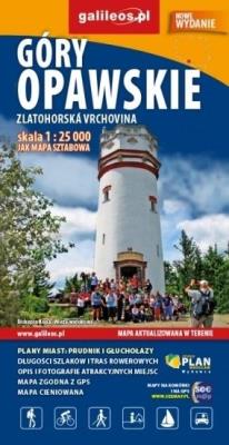 Okładka książki Mapa - Góry Opawskie 1: 25 000 w.2018