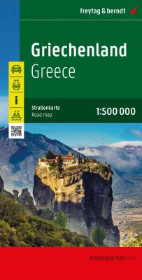 Mapa - Greece 1:500 000. Wydawca: Freytag&berndt. SmakLiter.pl Opakowanie Mapa - Greece 1:500 000