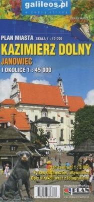 Okładka książki Mapa - Kaziemirz Dolny i okolice 1:45 000