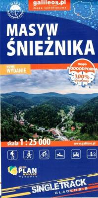 Okładka książki Mapa - Masyw Śnieżnika 1:25 000