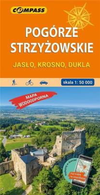 Okładka książki Mapa - Pogórze Strzyżowskie. Jasło, Krosno, Dukla