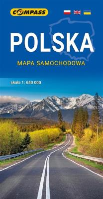 Opakowanie Mapa samochodowa Polska 1:650 000