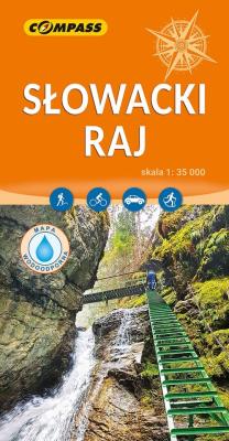 Mapa - Słowacki Raj'' 1:35 000. Autor: Pietroń Piotr. SmakLiter.pl Okładka książki Mapa - Słowacki Raj'' 1:35 000