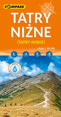 Mapa - Tatry Niżne 1:50 000. Autor:   Praca zbiorowa. SmakLiter.pl Okładka książki Mapa - Tatry Niżne 1:50 000