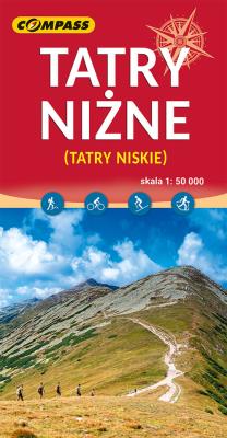 Mapa - Tatry Niżne (Tatry Niskie) 1:50 000. Wydawca: Compass. SmakLiter.pl Opakowanie Mapa - Tatry Niżne (Tatry Niskie) 1:50 000