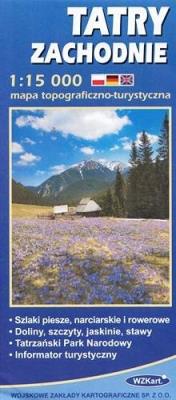 Opakowanie Mapa Tatry Zachodnie 1:15 000 WZKart
