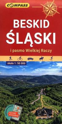 Mapa tur. - Beskid Śląski i Pasmo Wielkiej Raczy. Autor:   Praca zbiorowa. SmakLiter.pl Okładka książki Mapa tur. - Beskid Śląski i Pasmo Wielkiej Raczy