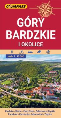 Okładka książki Mapa tur. - Góry Bardzkie i okolice 1:35 00 w.2021