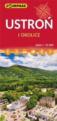 Okładka książki Mapa tur. - Ustroń i okolice, Brenna i okolice