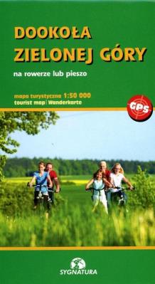 Mapa turystyczna - Dookoła Zielonej Góry w.9. Autor:   Praca zbiorowa. SmakLiter.pl Okładka książki Mapa turystyczna - Dookoła Zielonej Góry w.9