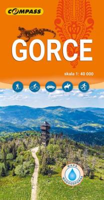 Okładka książki Mapa turystyczna - Gorce 1:40 000 lam