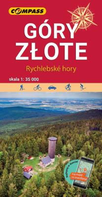 Okładka książki Mapa turystyczna - Góry Złote 1:35 000, w.2022