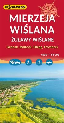 Okładka książki Mapa turystyczna - Mierzeja Wiślana 1:55 000