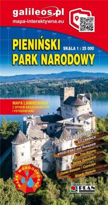 Okładka książki Mapa turystyczna - Pieniński PN 1:25 000 laminat