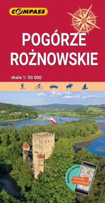 Okładka książki Mapa turystyczna - Pogórze Rożnowskie w.2022