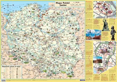 Okładka książki Mapa w tubie: Polska (dla dzieci)