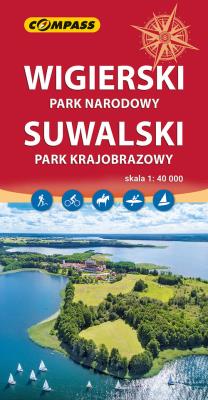Okładka książki Mapa - Wigierski Park Narodowy, Suwalski