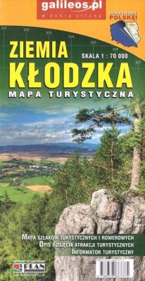 Mapa - Ziemia Kłodzka 1:70 000. Autor: Opracowanie zbiorowe. SmakLiter.pl Okładka książki Mapa - Ziemia Kłodzka 1:70 000