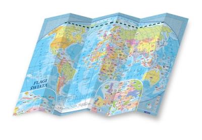 Okładka książki Mapy z naklejkami. Flagi świata.