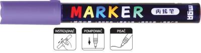 Opakowanie Marker akrylowy 1-2mm jasnofioletowy (6szt) M&G