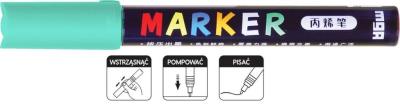 Opakowanie Marker akrylowy 1-2mm jasnozielony (6szt) M&G