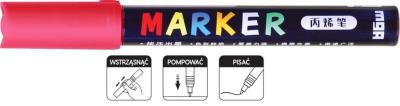 Opakowanie Marker akrylowy 1-2mm różana czerwień (6szt) M&G