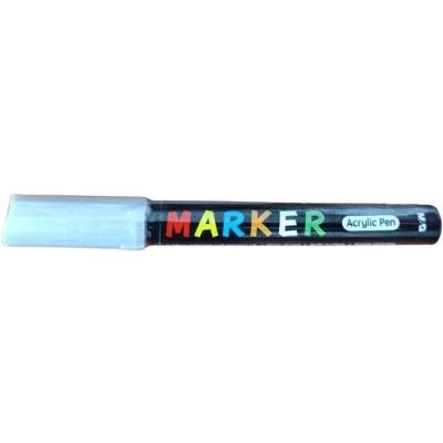 Opakowanie Marker akrylowy 1-2mm srebrny (6szt) M&G