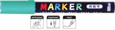 Opakowanie Marker akrylowy 1-2mm zielony niebieski (6szt) M&G