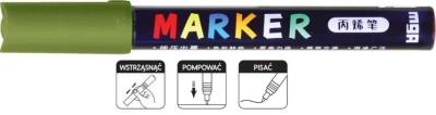 Opakowanie Marker akrylowy 1-2mm zielony oliwkowy (6szt) M&G
