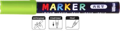 Opakowanie Marker akrylowy 1-2mm zielony żółtawy (6szt) M&G