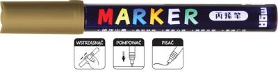 Opakowanie Marker akrylowy 1-2mm złoty (6szt) M&G