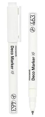 Marker akrylowy Deco 463 XF biały (6szt) MONAMI. Wydawca: Monami. SmakLiter.pl Opakowanie Marker akrylowy Deco 463 XF biały (6szt) MONAMI