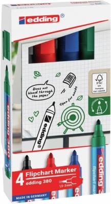 Opakowanie Marker do flipchartów 1,5-3 mm 4 kolory