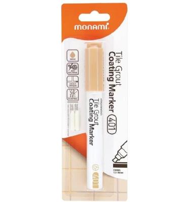 Marker do fug beżowy MONAMI. Wydawca: Monami. SmakLiter.pl Opakowanie Marker do fug beżowy MONAMI