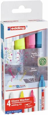 Opakowanie Marker do powierzchni szklanych 1,5-3mm 4 kolory